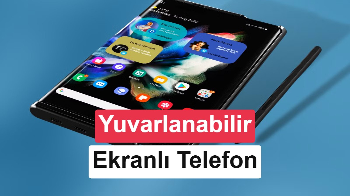 Samsung'ın İlk Yuvarlanabilir Telefonu için Çalışmalar Hızlanıyor