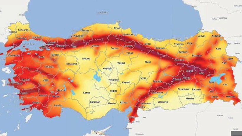 Türkiye'nin Deprem Haritası Güncellendi